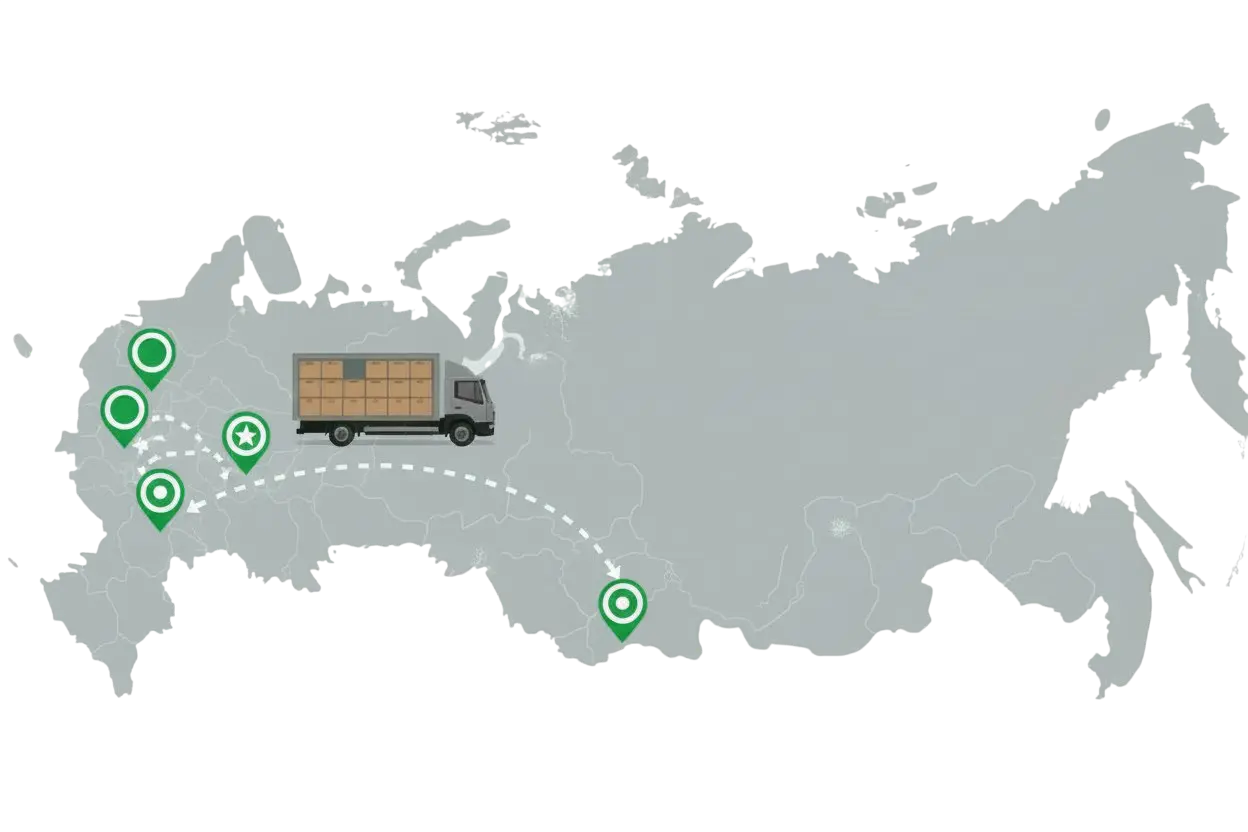 FTL (Full Truck Load) / Полная машина 1/2/5/10/20 тонн из Мурманска