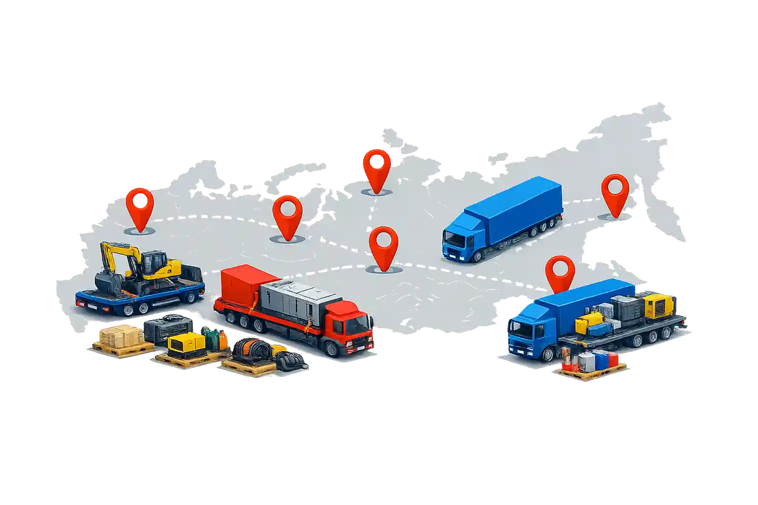 Перевозка стройматериалов в Мурманске